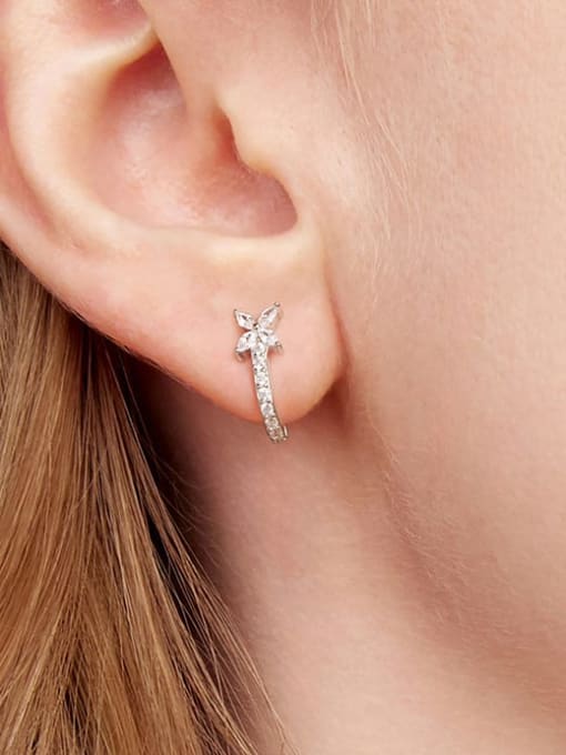 Naušnice mini cvijetić/E18