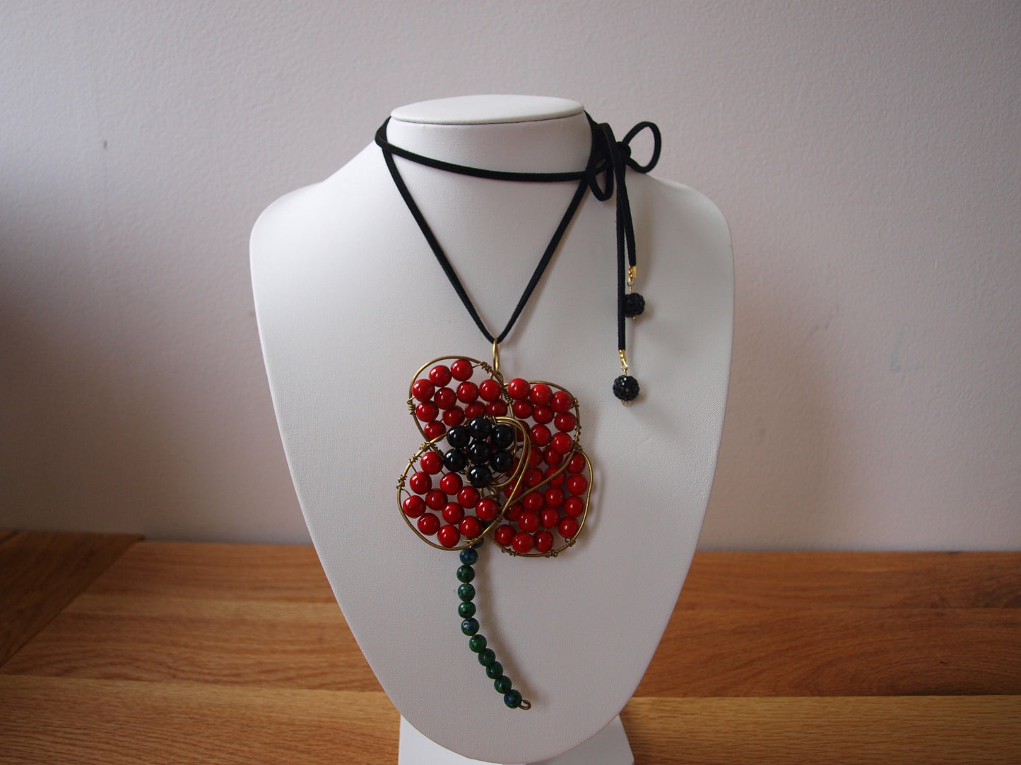 Unikatni nakit/Cvijet mak/UN4