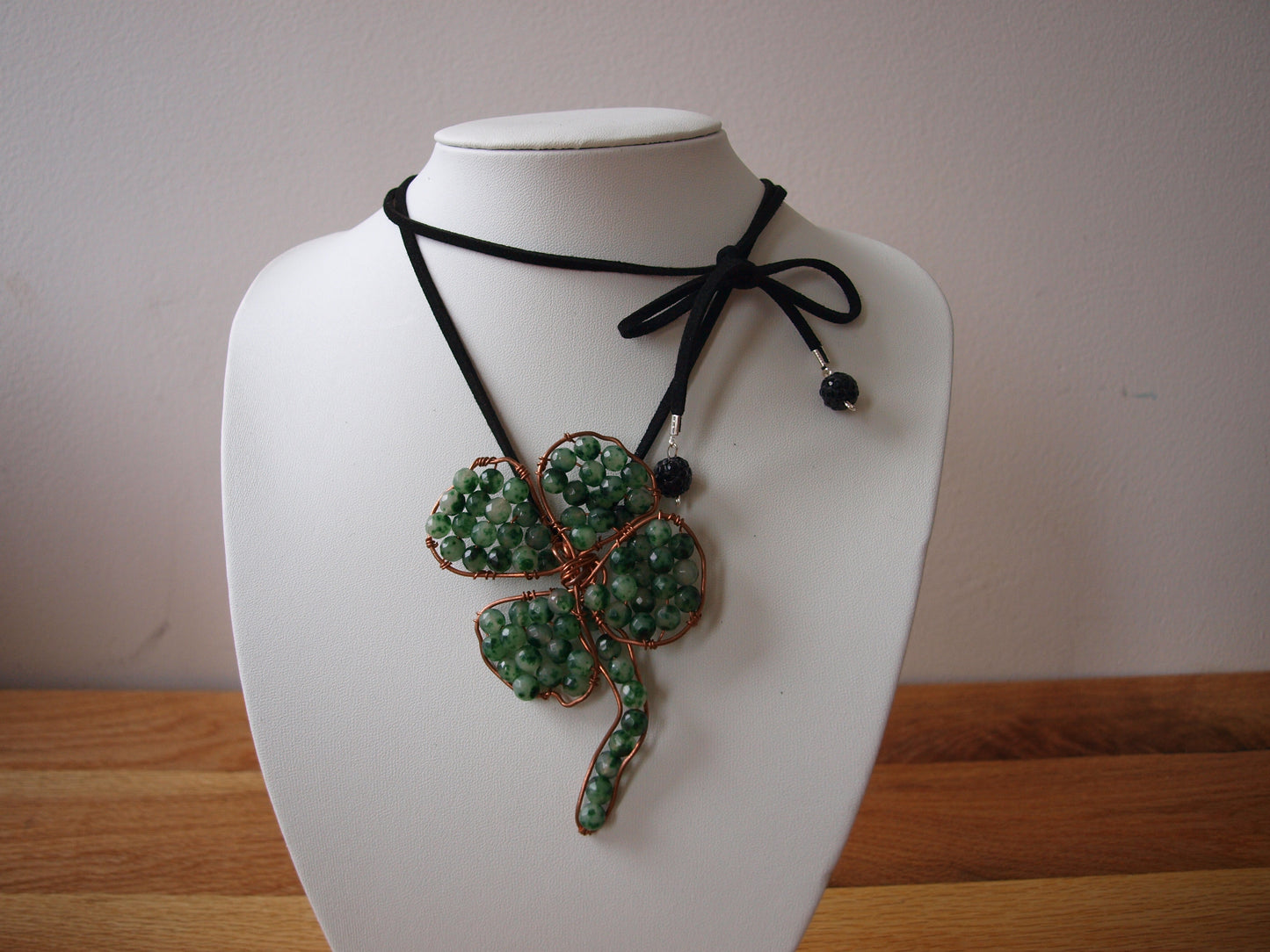 Unikatni nakit/Ogrlica djetelina sa četiri lista/UN16