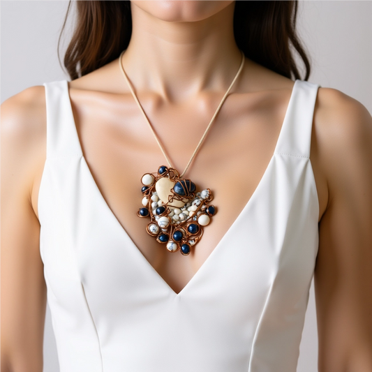 Unikatni nakit/Ogrlica morska vila/UN20